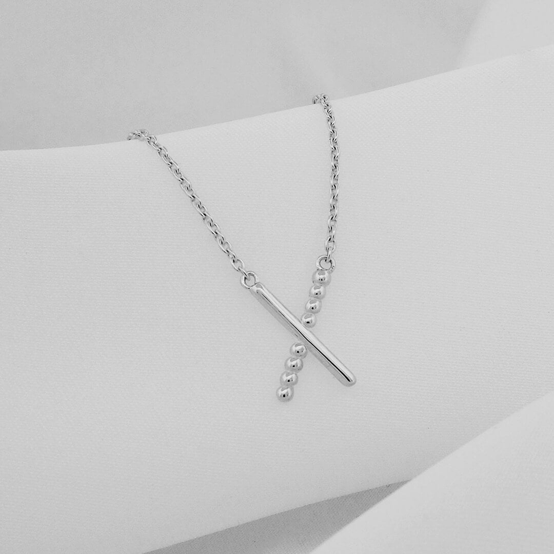 Criss Cross - Silverhalsband