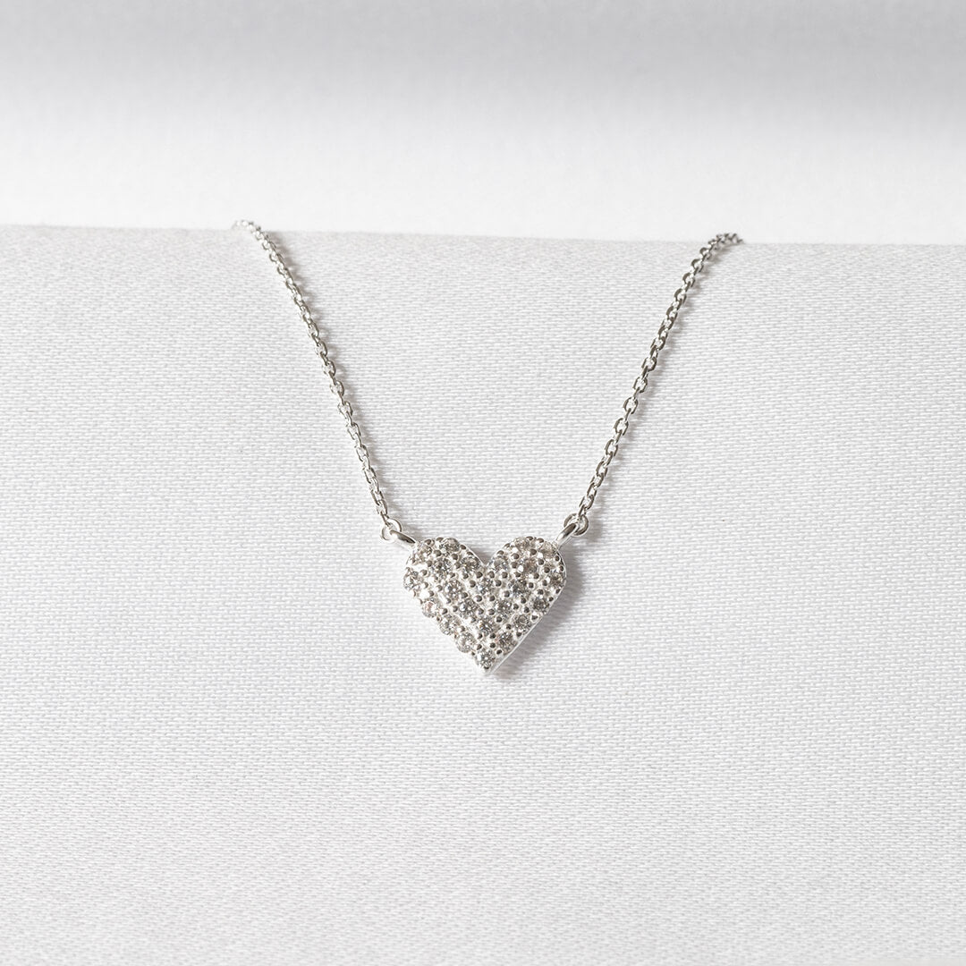 Glam: Sparkle of Love - Silverhalsband